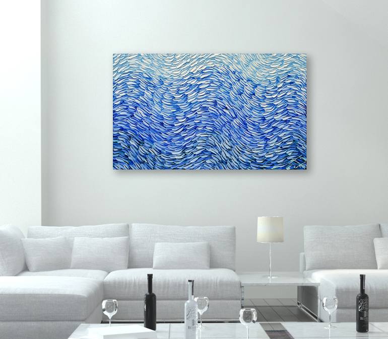 Original Abstract Expressionism Abstract Painting by Bill Stone