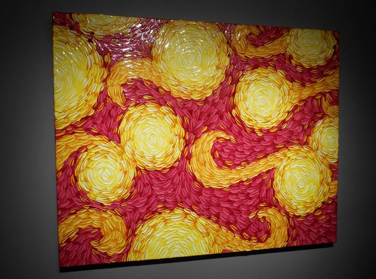 Original Abstract Expressionism Abstract Painting by Bill Stone