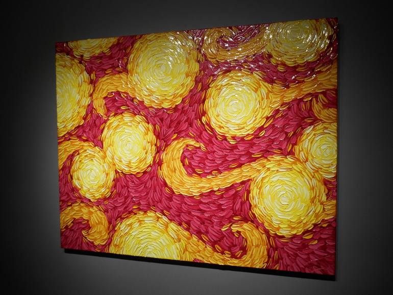 Original Abstract Expressionism Abstract Painting by Bill Stone