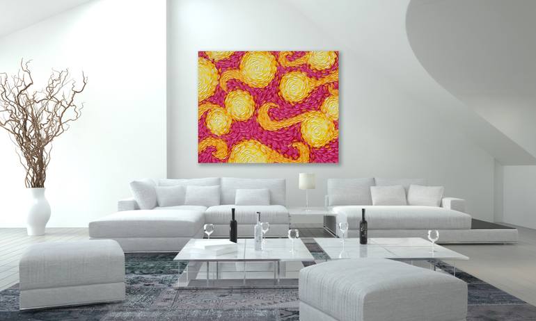 Original Abstract Expressionism Abstract Painting by Bill Stone