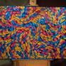 Original artwork is currently exhibiting.
Thick, vibrant, oils on canvas influenced by the color, movement and texture found in the natural world around us.