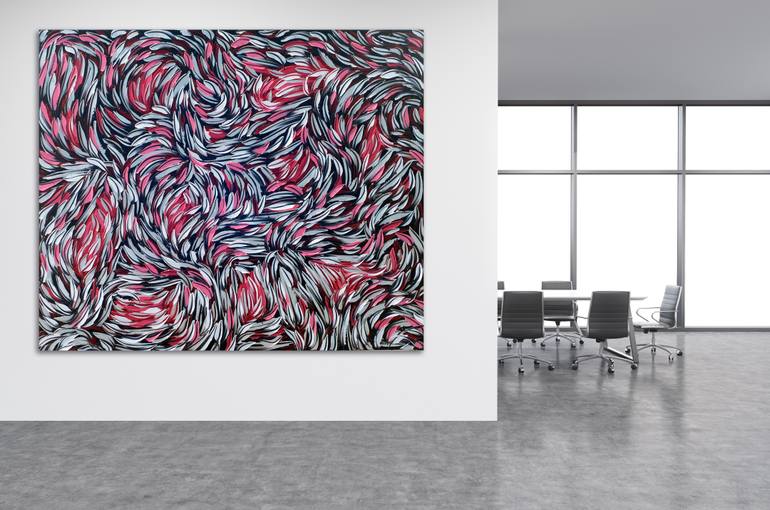 Original Abstract Expressionism Abstract Painting by Bill Stone