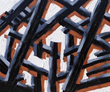 Original Abstract Architecture Paintings by Bill Stone