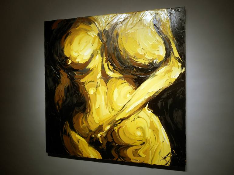 Original Abstract Expressionism Women Painting by Bill Stone