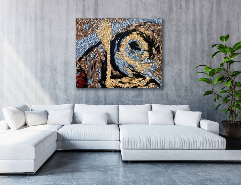 Original Abstract Expressionism Abstract Painting by Bill Stone