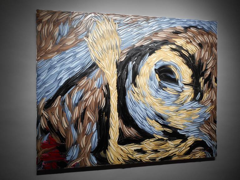 Original Abstract Expressionism Abstract Painting by Bill Stone