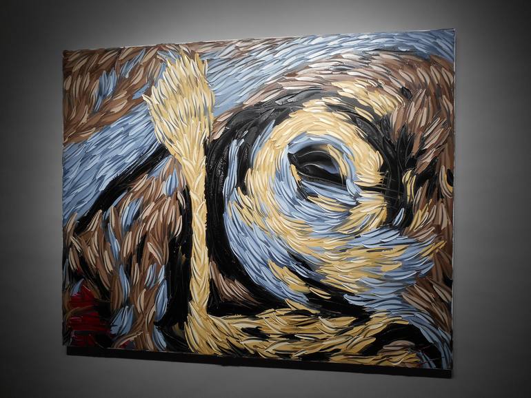 Original Abstract Expressionism Abstract Painting by Bill Stone