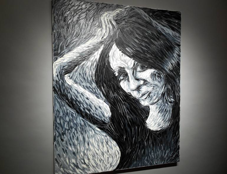 Original Abstract People Painting by Bill Stone