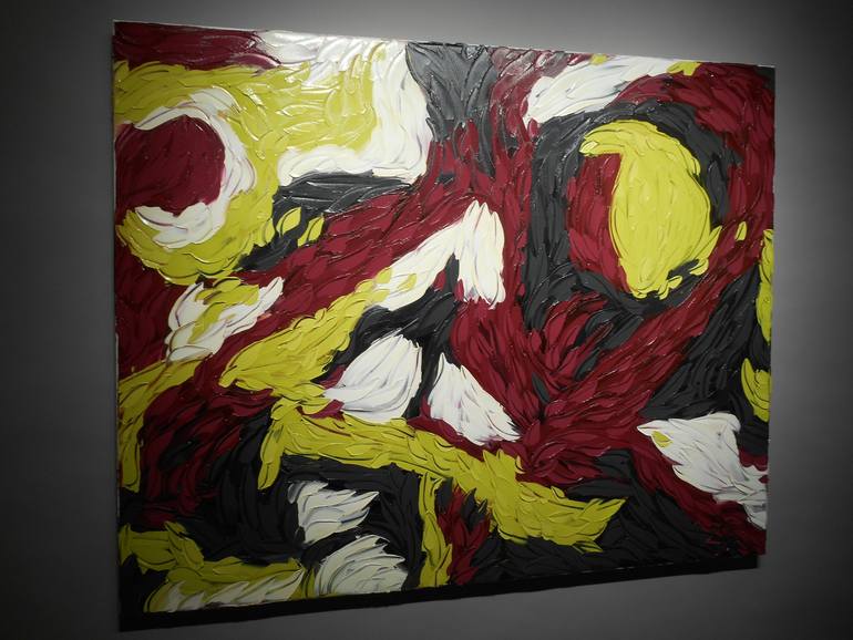 Original Abstract Expressionism Abstract Painting by Bill Stone