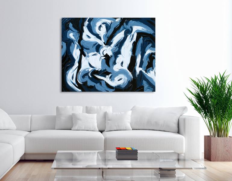 Original Abstract Expressionism Abstract Painting by Bill Stone