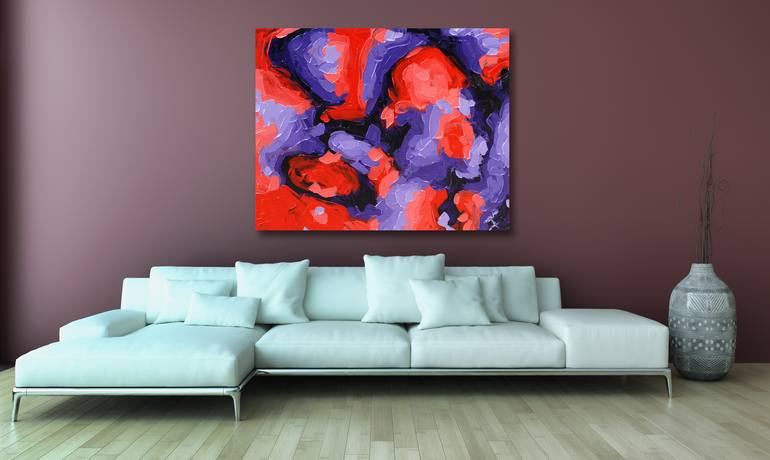 Original Abstract Expressionism Abstract Painting by Bill Stone