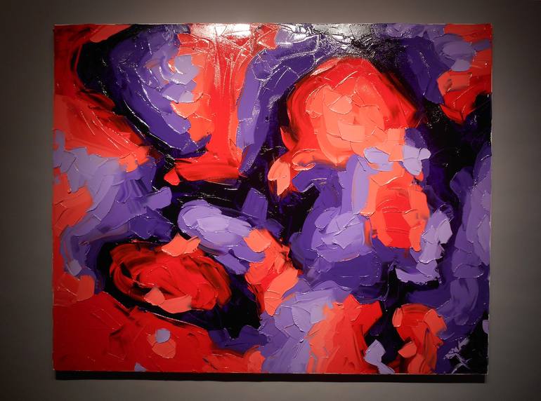 Original Abstract Expressionism Abstract Painting by Bill Stone