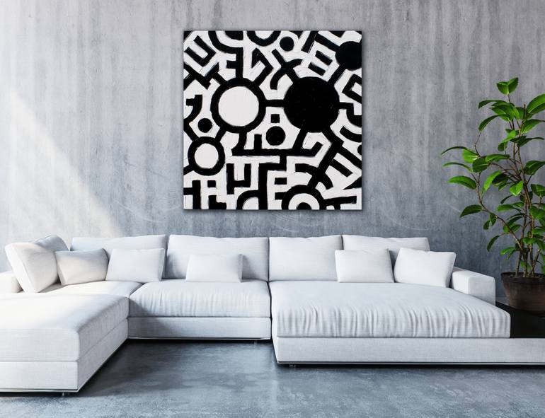 Original Abstract Expressionism Abstract Painting by Bill Stone
