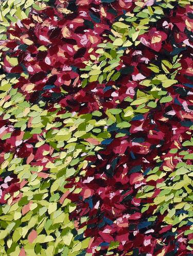 Original Abstract Garden Paintings by Bill Stone