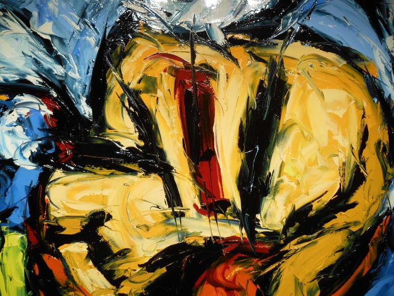 Original Abstract Expressionism Abstract Painting by Bill Stone