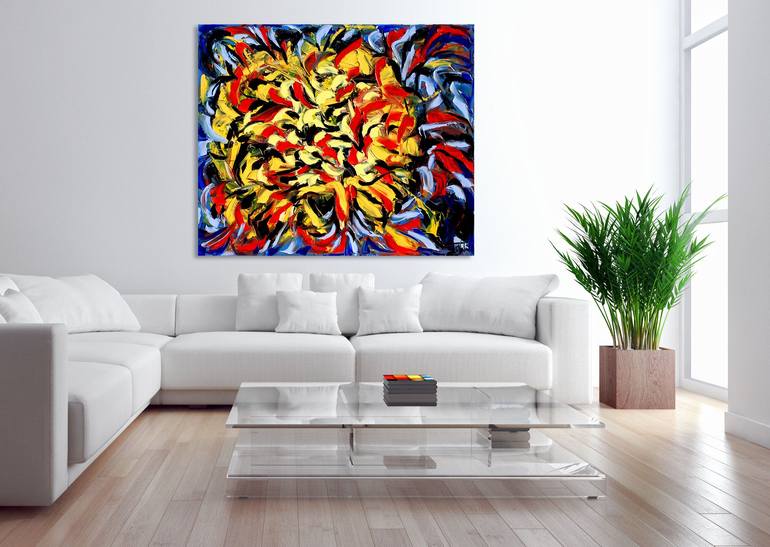 Original Abstract Expressionism Abstract Painting by Bill Stone