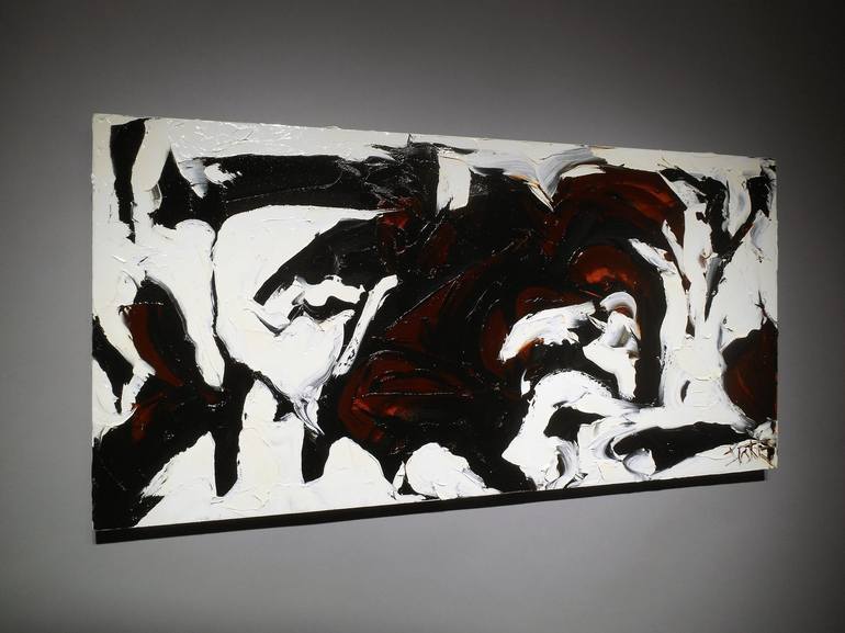 Original Abstract Expressionism Abstract Painting by Bill Stone