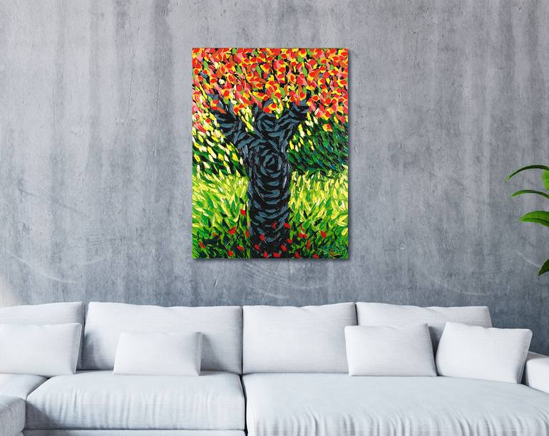 Original Abstract Landscape Painting by Bill Stone