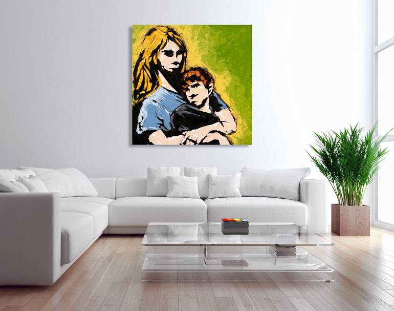 Original Family Painting by Bill Stone