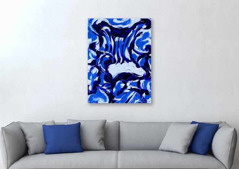 Original Abstract Home Painting by Bill Stone