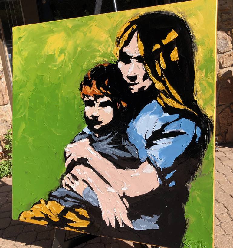 Original Family Painting by Bill Stone