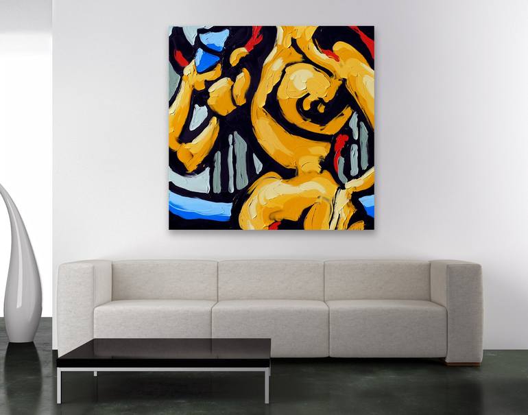 Original Abstract Women Painting by Bill Stone