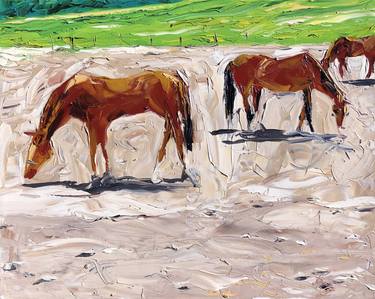 Print of Horse Paintings by Bill Stone