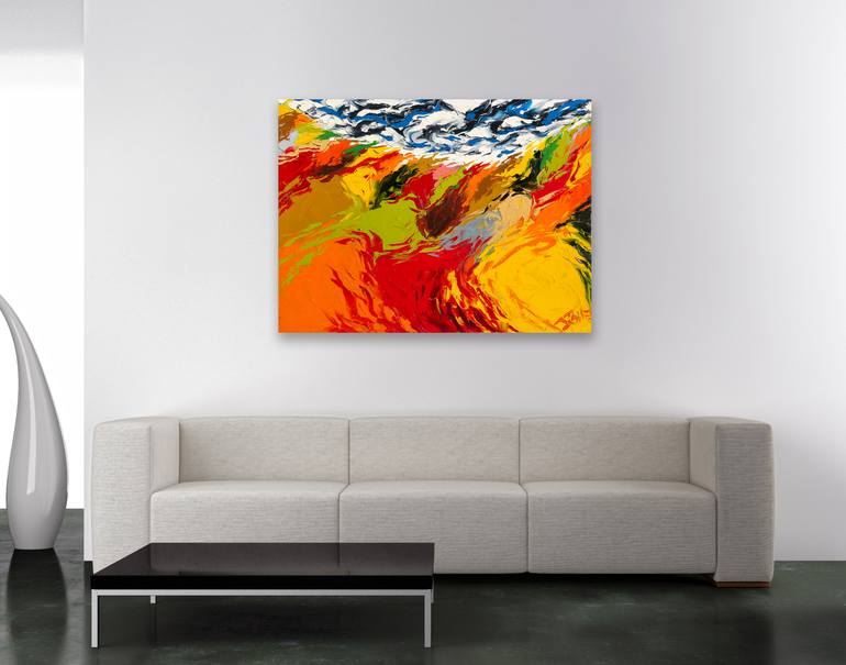 Original Abstract Landscape Painting by Bill Stone