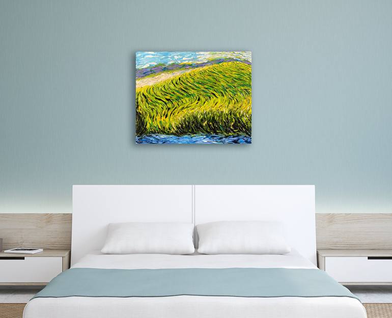 Original Abstract Landscape Painting by Bill Stone