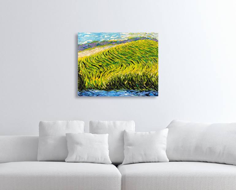 Original Abstract Landscape Painting by Bill Stone