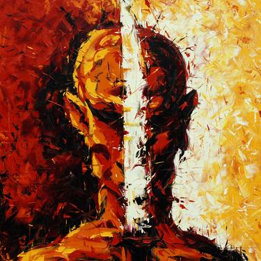 Original Abstract Portrait Paintings by Bill Stone