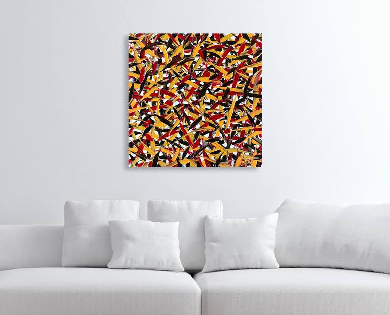 Original Abstract Seasons Painting by Bill Stone