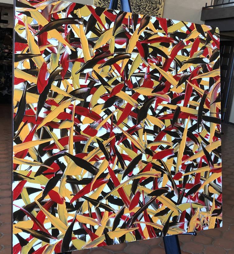 Original Abstract Seasons Painting by Bill Stone