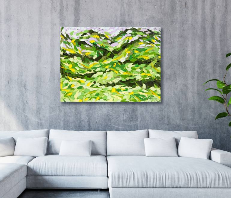 Original Abstract Landscape Painting by Bill Stone