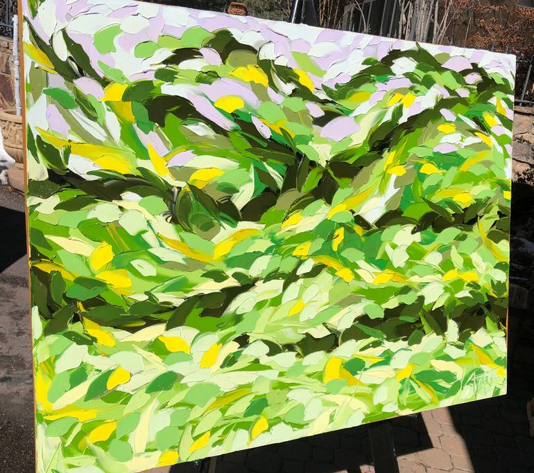 Original Abstract Landscape Painting by Bill Stone