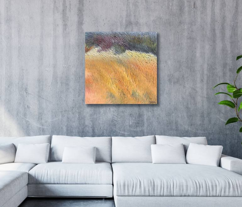 Original Abstract Expressionism Landscape Painting by Bill Stone