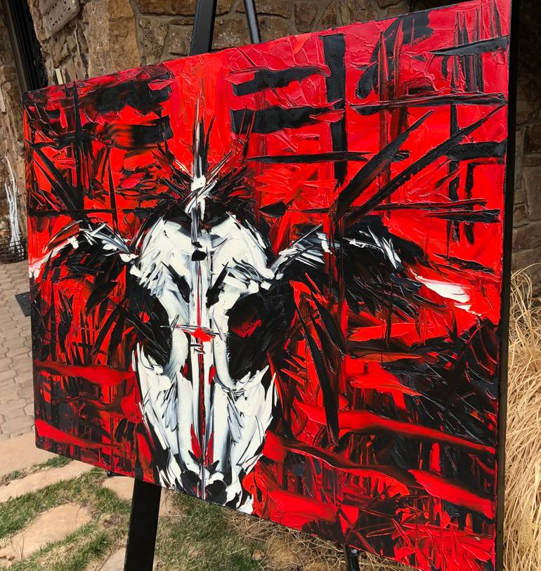 Original Abstract Animal Painting by Bill Stone