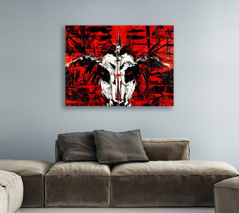 Original Abstract Animal Painting by Bill Stone