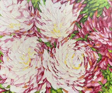 Original Abstract Floral Paintings by Bill Stone