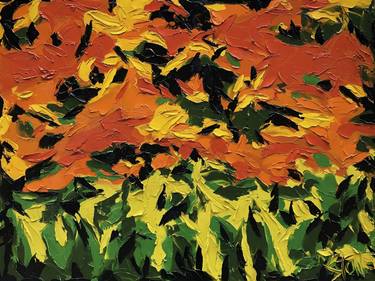 Original Abstract Seasons Paintings by Bill Stone