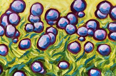 Original Abstract Expressionism Garden Paintings by Bill Stone