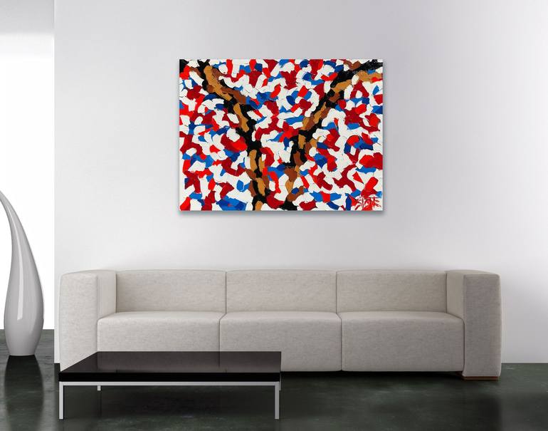Original Abstract Political Painting by Bill Stone