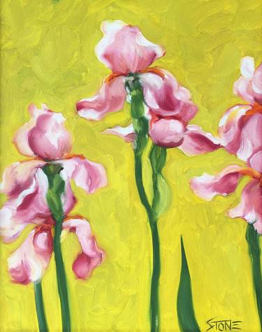 Print of Fine Art Floral Paintings by Bill Stone