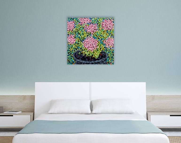 Original Impressionism Floral Painting by Bill Stone