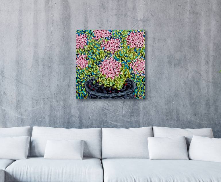 Original Impressionism Floral Painting by Bill Stone
