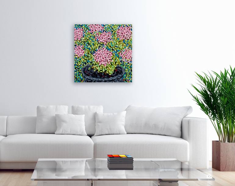 Original Impressionism Floral Painting by Bill Stone