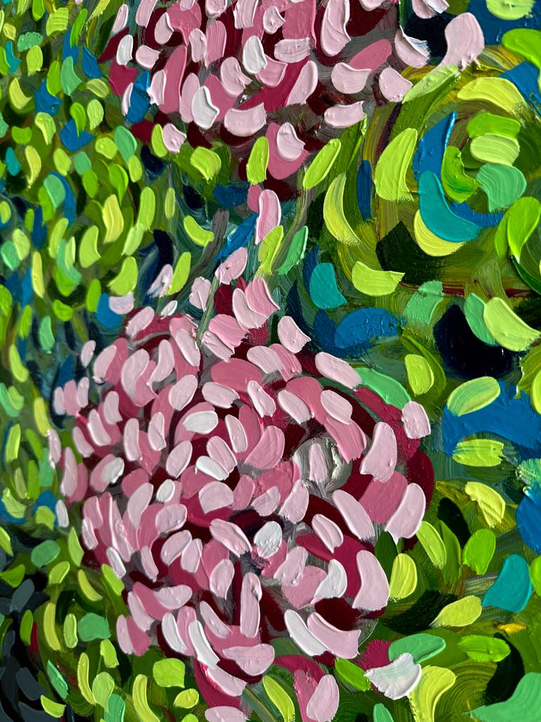 Original Impressionism Floral Painting by Bill Stone