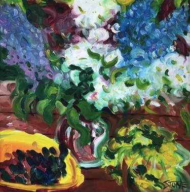 Original Abstract Still Life Paintings by Bill Stone