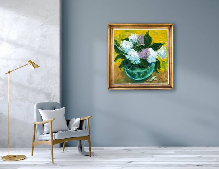 Original Impressionism Floral Painting by Bill Stone