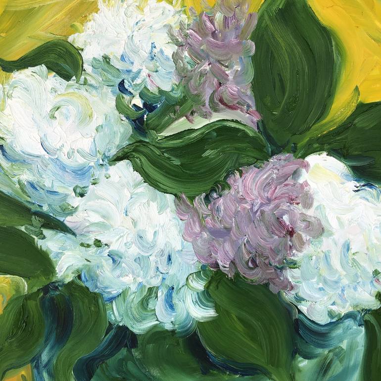 Original Impressionism Floral Painting by Bill Stone